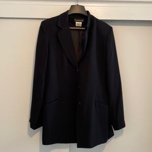 Harvé Bernard by Bernard Holtzman long blazer jacket size 8